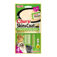 Churu Cat Skin&coat Chicken With Scallop Recipe 4x14g