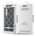 Zadní kryt DKNY PU Leather Checkered Pattern and Stripe pro Samsung Galaxy Z Fold6, černá