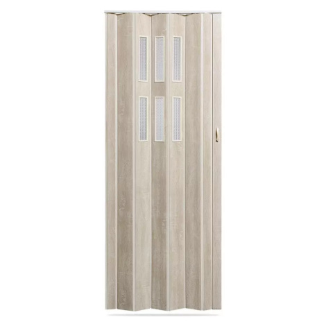 Shrnovací dveře Pioneer glass dub sonoma 840mm BAUMAX