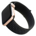 FIXED Nylon Strap nylonový pásek pro Apple Watch 38/40/41mm reflexně černý