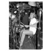 Fotografie English drummer Nicko McBrain, 26.7 × 40 cm