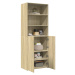 vidaXL Skříň highboard dub sonoma 70 x 42,5 x 185 cm kompozitní dřevo