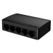 Tenda SG105M - 5x Gigabit Desktop Ethernet Mini Switch, 10/100/1000 Mb/s, 10Gb/s, fanless