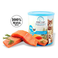 FINE CAT FoN konzerva pro kočky LOSOS 100% MASA 800g