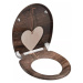 Schütte WC sedátko Wood Heart, duroplast, soft close (SCHÜTTE WOOD HEART)