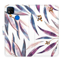 iSaprio flip pouzdro Ornamental Leaves pro Xiaomi Redmi 9C