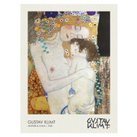 Obrazová reprodukce Mother and Child (1905), Gustav Klimt, 30 × 40 cm