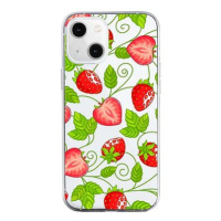 TopQ iPhone 13 silikon Strawberries 64662