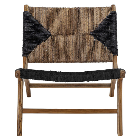 CREATIVE COLLECTION Židle Grant Lounge Chair, černá, teak