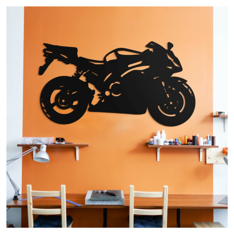 Dřevěný obraz - Sportovní motorka DUBLEZ