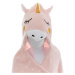 DekorStyle Deka s kapucí Unicorn 100x140 cm růžová