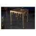 LuxD Designový odkládací stolek Gwendolyn L 50 cm zlatý