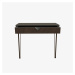 Hanah Home Konzolový stolek Linea 90 cm hnědý/šedý