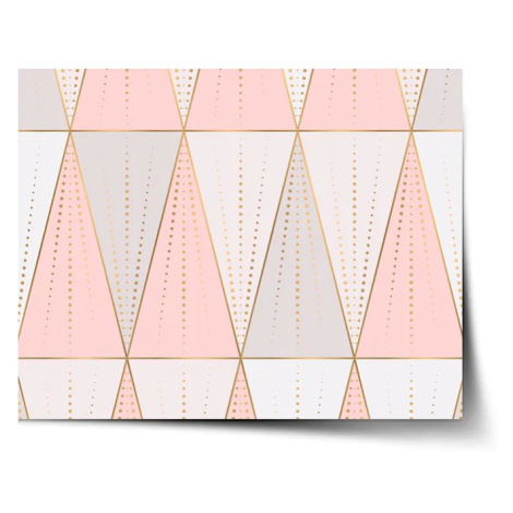 Plakát Růžovošedé jehlany - 90x60 cm