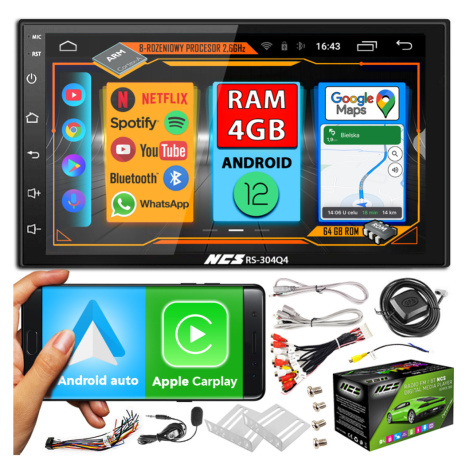 Autorádio 4GB Android Gps Bluetooth 2 Din