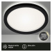 BRILONER Slim svítidlo LED panel, pr. 19 cm, 12 W, černá BRILO 7150-415