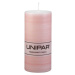 Růžová svíčka Unipar Finelines, doba hoření 73 h