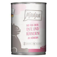 MjAMjAM Duo 6 x 400 g - kachní a kuřecí s mrkví