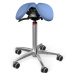 Sedlová židle Salli SwingFit Barva čalounění: Kůže - modrá riflová #77237, Konstrukce: chromová 