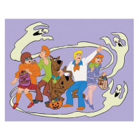 Záhady s.r.o. a duchové o Halloweenu (Scooby Doo), 40×50 cm, bez rámu a bez vypnutí plátna