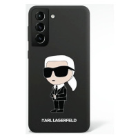 Karl Lagerfeld KLHCS23SSNIKBCK hard silikonové pouzdro Samsung Galaxy S23 5G black Silicone Ikon