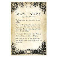 Plakát, Obraz - Death Note - Rules, (61 x 91.5 cm)