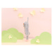 Metoo Panenka králík šedo růžová mini 30 cm