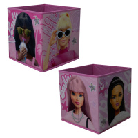 Barbie Úložný box, 30 x 30 x 30 cm, 2 kusy (světle růžová)