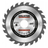 Kreator Příslušenství Kreator pilový kotouč na dřevo 165mm Pilový kotouč na dřevo 165mm