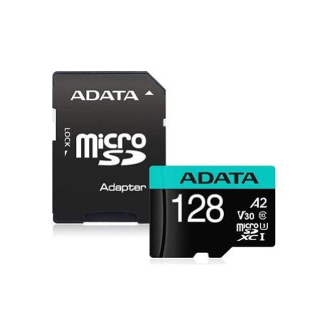 ADATA MicroSDXC 128GB U3 V30S 100/80 MB/s + adapter