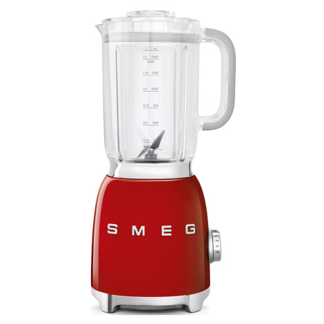 Stolní mixér Smeg 50's style BLF01RDEU / 800 W / 1,5 l / lesklá červená