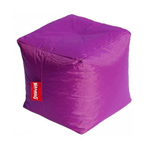 Fialový sedací vak BeanBag Cube FOR LIVING
