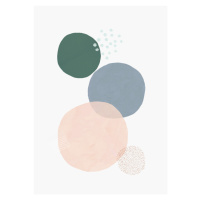 Ilustrace Abstract soft circles part 3, Laura Irwin, 30 × 40 cm