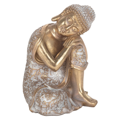 Signes Grimalt Buddha Postava Meditace Zlatá