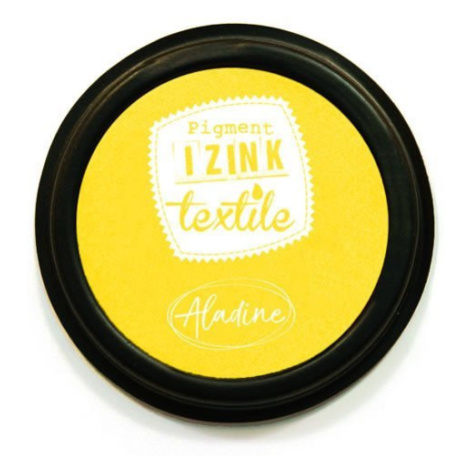 Razítkovací polštářek na textil IZINK textile - žlutý ALADINE