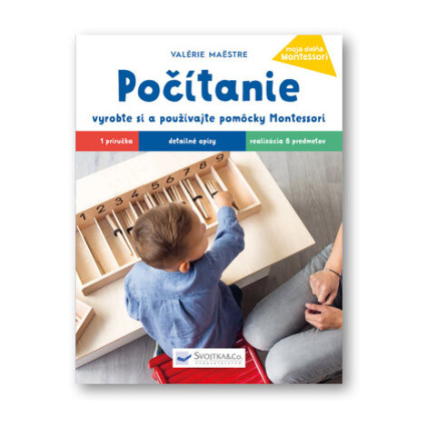 Počítanie Vyrobte si a požívajte pomôcky Montessori Svojtka&Co.