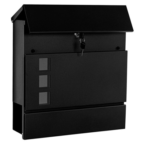 Garthen 87317 Poštovní schránka Turín, 370 x 370 x 110 cm, černá Stilista