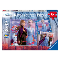 Ravensburger 050116 Disney Ledové království 2 3 x 49 dílků