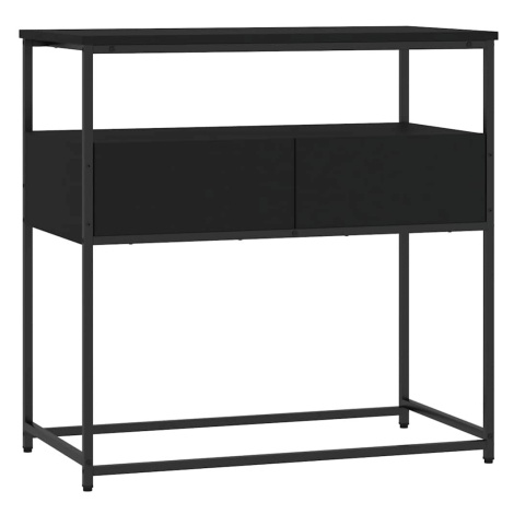 vidaXL Konzolový stolek černý 75 x 40 x 75 cm kompozitní dřevo