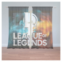 Sablio Záclony League of Legends Glow: 2ks 150x250cm