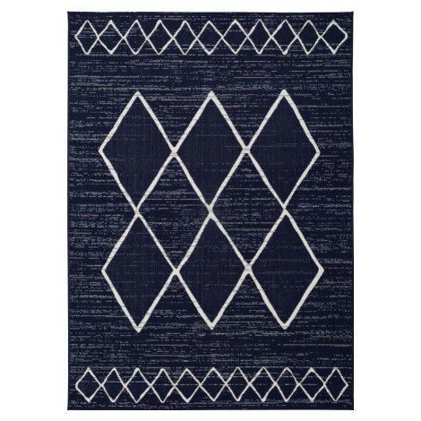 Tmavě modrý venkovní koberec Universal Elba, 120 x 170 cm