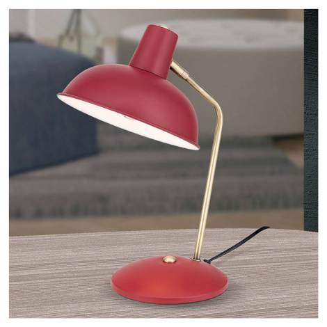 Orion Ve vzhledu vintage - stolní lampa Fedra červená