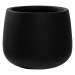Květináč Kevan, barva černá, více velikostí - PotteryPots Velikost: M - v. 21 cm, ⌀ 25 cm