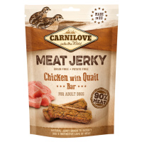 CARNILOVE Meat Jerky Chicken with Quail Bar pro psy 100 g