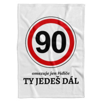 IMPAR Fleecová deka Ty jedeš dál - 90 let