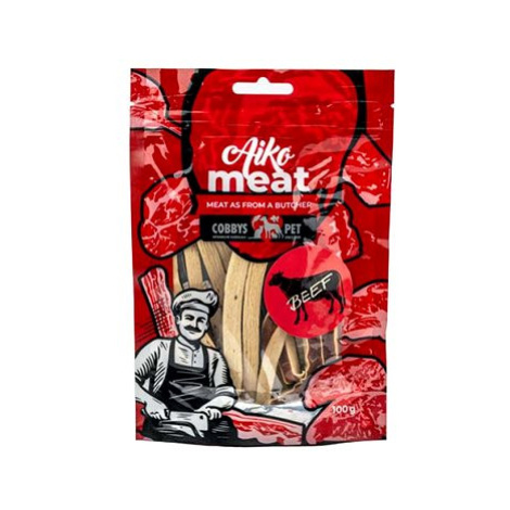 Cobbys Pet Aiko Meat sušené hovězí maso s treskou 100g