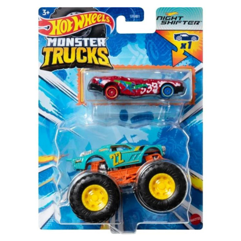 Hot wheels® monster trucks s angličákem night shifter, mattel hwn36