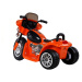 mamido Dětská elektrická motorka JT568 oranžová