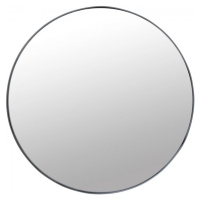 KARE Design Kulaté zrcadlo Ombra - černé, Ø100cm