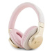 Sluchátka Guess Bluetooth on-ear headphones pink 4G Script (GUBH604GEMP)